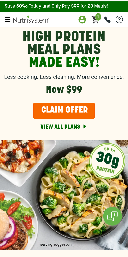 How The Nutrisystem Meal Plan Works
