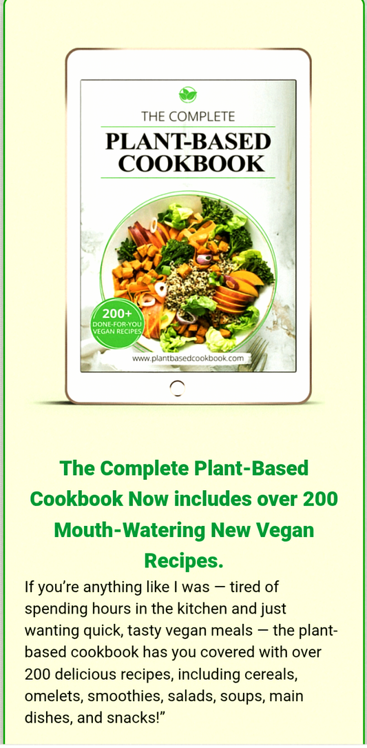 Plant-Based Recipe Cookbook - Delicious Vegan Meal Ideas
