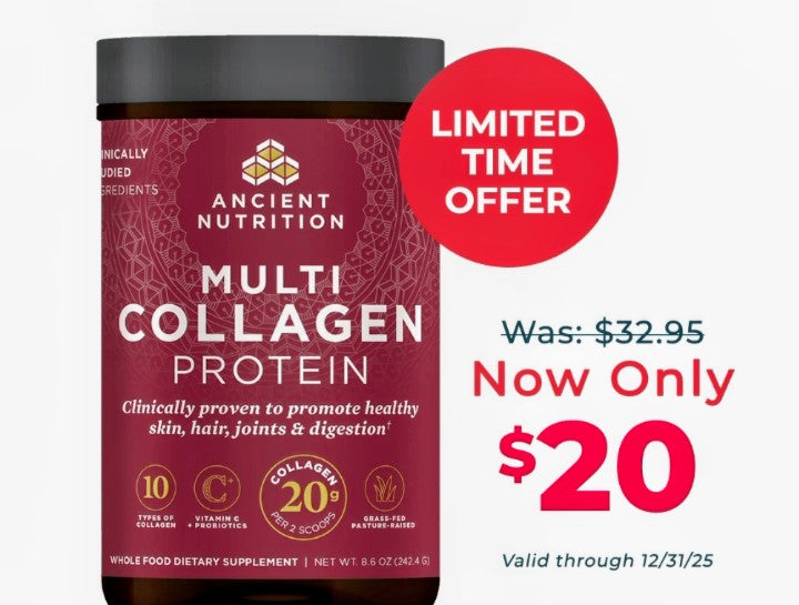 Multi Collagen Protein - 10 Types + Probiotics & Vitamin C