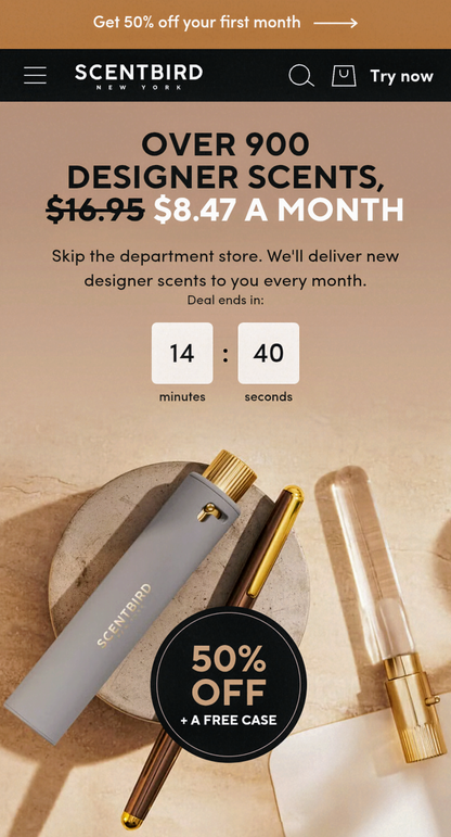 Scentbird Perfume and Cologne Subscription - Try Luxury Fragrances Monthly
