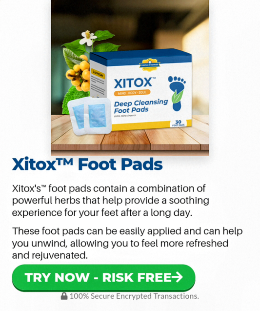 Relieve Foot Pain & Remove Toxins Naturally with Xitox Detox Pads"